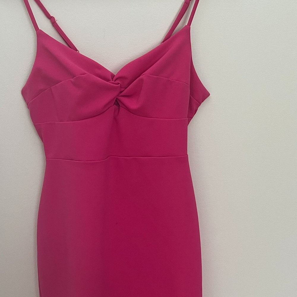 Spotlight mini dress fuchsia small brand new